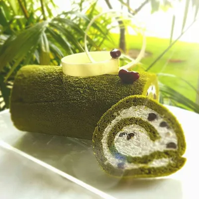 Tegral Satin Creme Cake Matcha Tea
